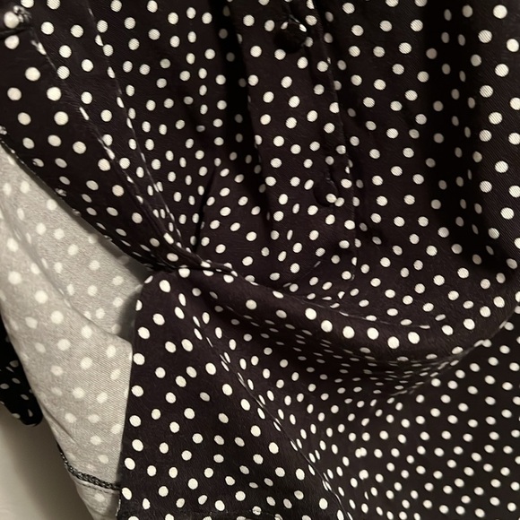 🆕Zara girls kids black and white polka dot button up dress size 11-12 - Picture 8 of 9